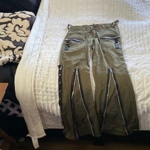 Tripp Olive green bondage pants. Hardly worn